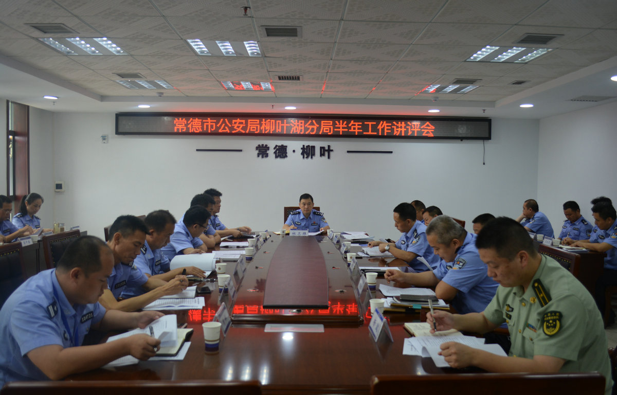 分局召开半年工作讲评会